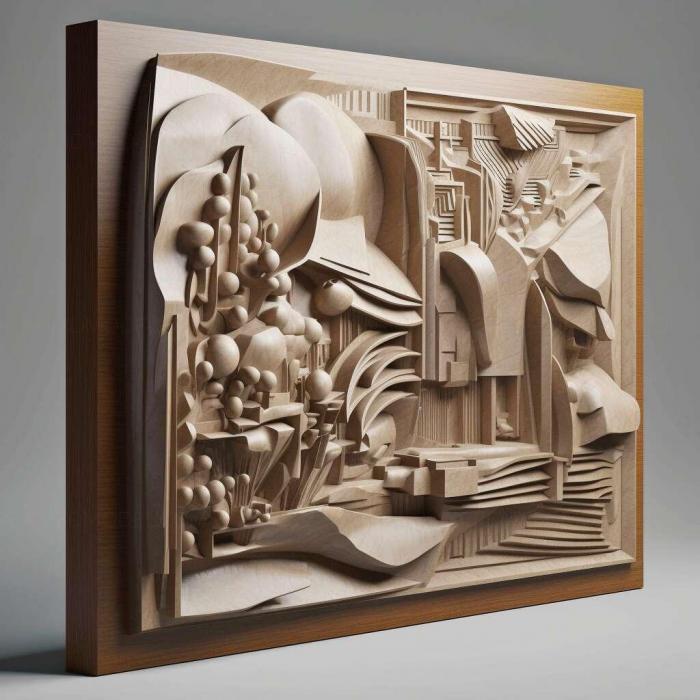 نموذج ثلاثي الأبعاد لآلة CNC 3D Art 